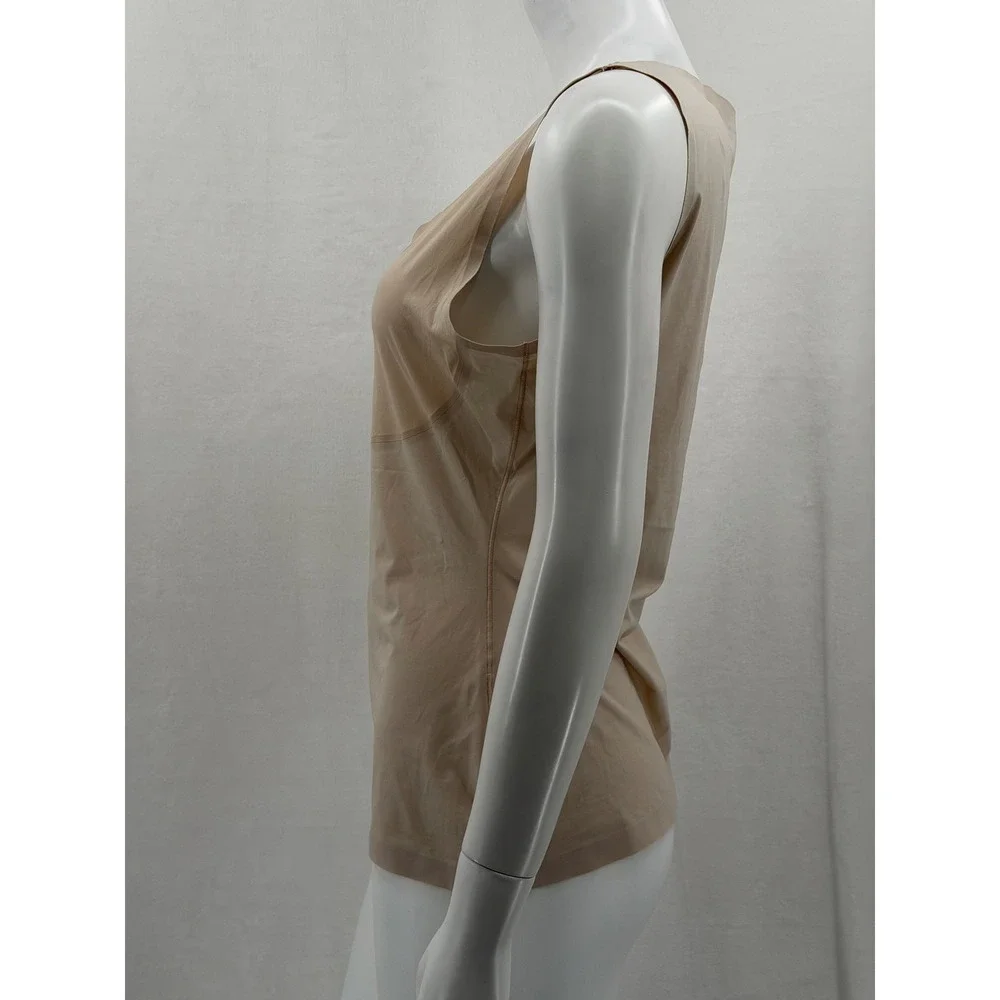 Spanx Top Womens XL Beige Shaping Slimming Thinstincts Tank Lightweight Neutral